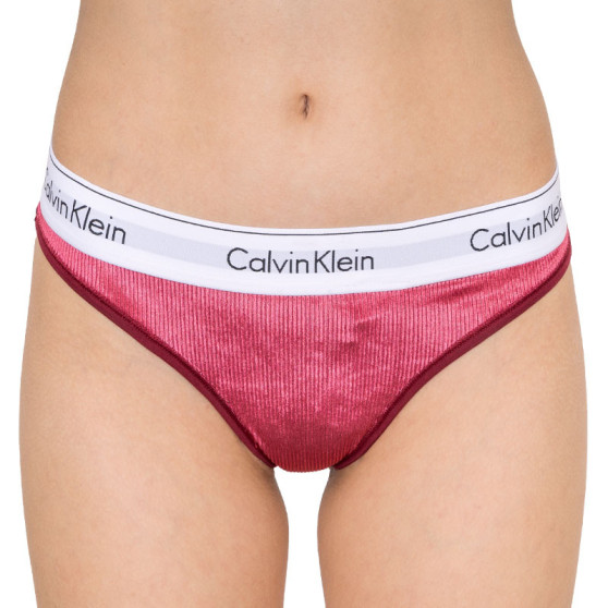 Perizoma donna Calvin Klein bordeaux (QF5512E-2XV)