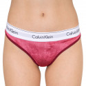 Perizoma donna Calvin Klein bordeaux (QF5512E-2XV)