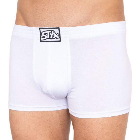 Boxer da uomo Styx classico elastico bianco (Q1061)