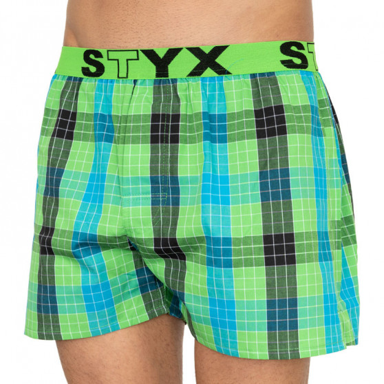 Boxer da uomo Styx sport elastico multicolore (B810)