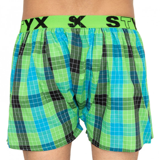 Boxer da uomo Styx sport elastico multicolore (B810)