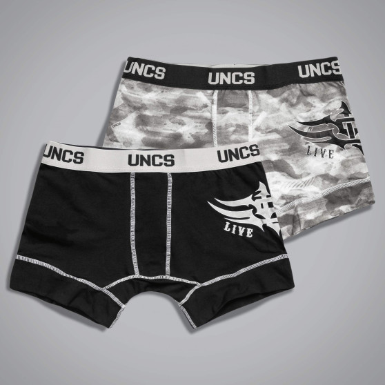 2PACK Boxer da uomo  Wings II oversize UNCS