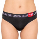 Perizoma da donna Calvin Klein nero (QF5448E-001)