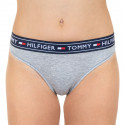 Mutandine brasiliane da donna Tommy Hilfiger grigio (UW0UW00723 004)