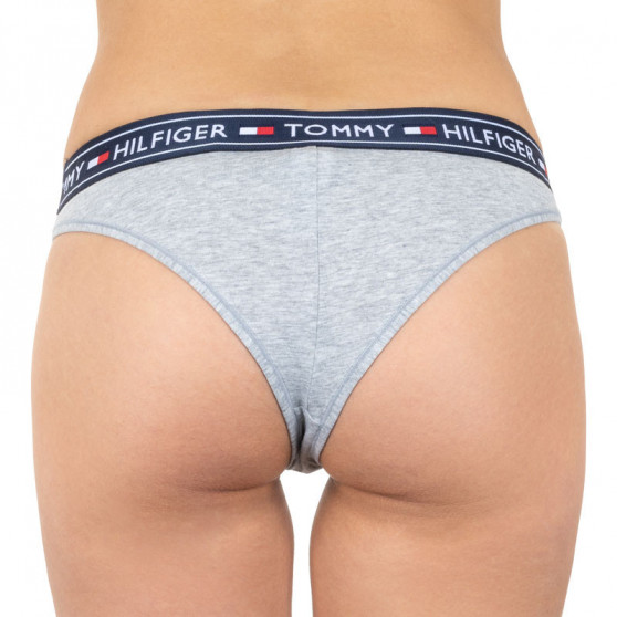 Mutandine brasiliane da donna Tommy Hilfiger grigio (UW0UW00723 004)