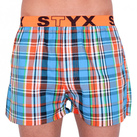 3PACK Boxer da uomo Styx sport elastico multicolore (B7343536)