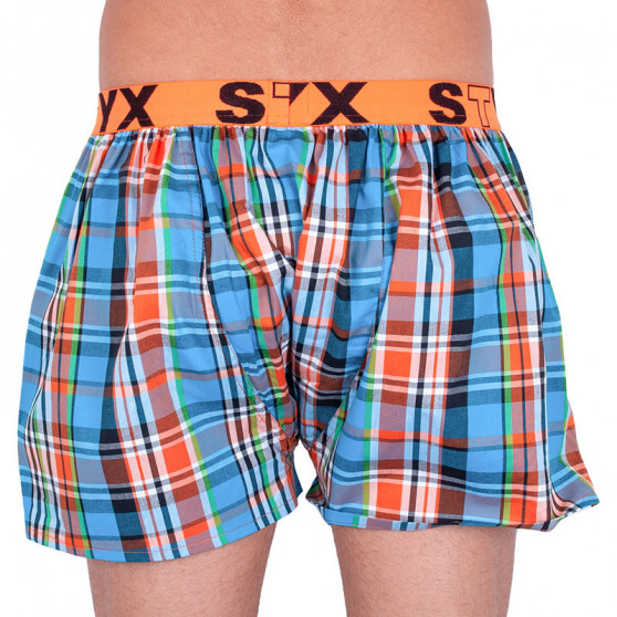 3PACK Boxer da uomo Styx sport elastico multicolore (B7343536)