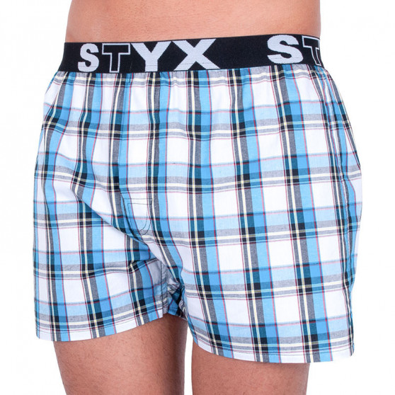 3PACK Boxer da uomo Styx sport elastico multicolore (B7343536)