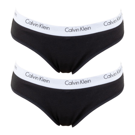 2PACK mutandine donna Calvin Klein nero (QD3584E-001)