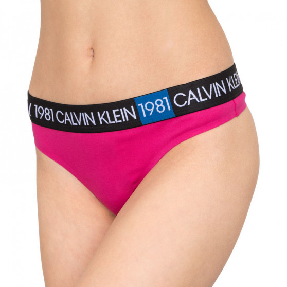 Perizoma da donna Calvin Klein rosa (QF5448E-8ZK)