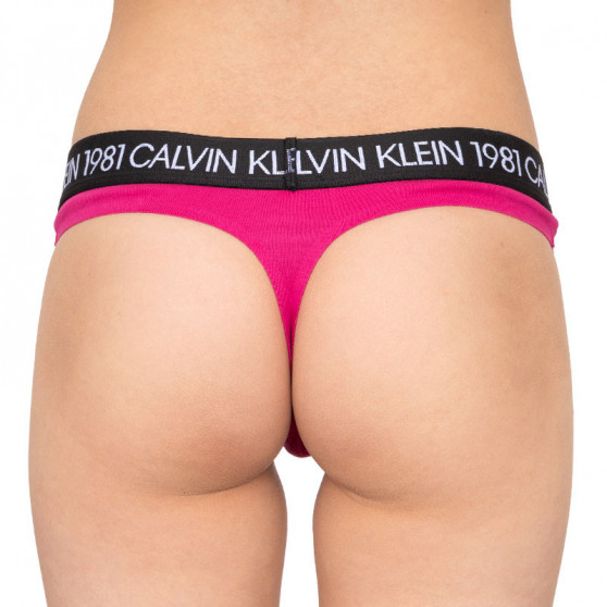 Perizoma da donna Calvin Klein rosa (QF5448E-8ZK)