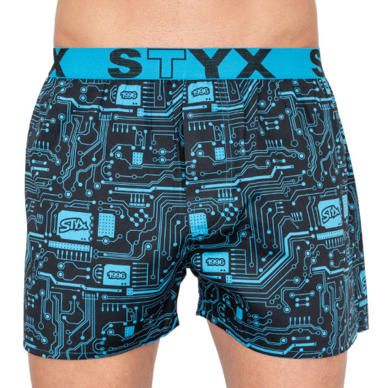 Boxer da uomo Styx arte sport gomma tee (B857)