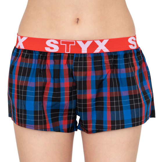 Boxer da donna Styx sportivi elasticizzati multicolore (T511)