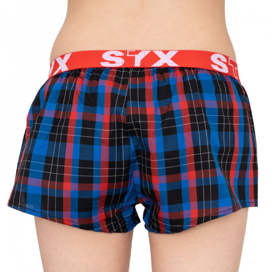 Boxer da donna Styx sportivi elasticizzati multicolore (T511)