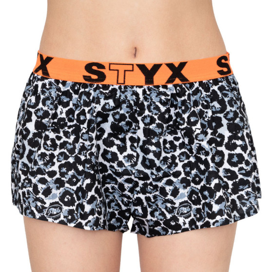 Boxer da donna Styx art sport gomma ghepardo (T551)