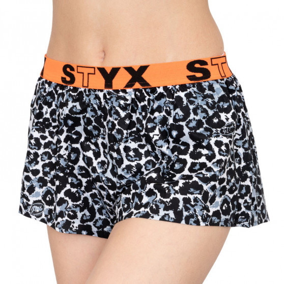 Boxer da donna Styx art sport gomma ghepardo (T551)