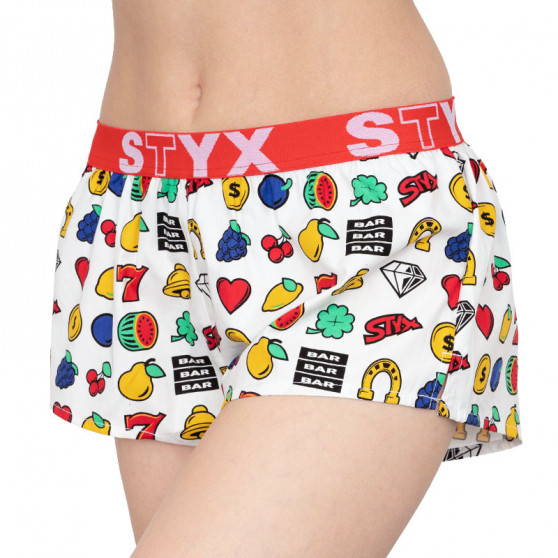 Boxer da donna Styx arte sport gioco d'azzardo in gomma (T855)