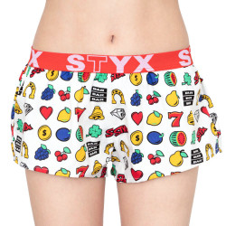 Boxer da donna Styx arte sport gioco d'azzardo in gomma (T855)