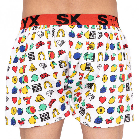 Boxer da uomo Styx arte sport gioco d'azzardo gomma (B855)