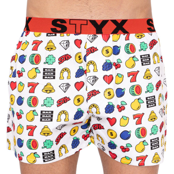 Boxer da uomo Styx arte sport gioco d'azzardo gomma (B855)