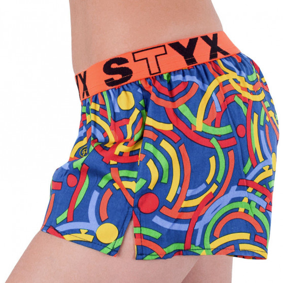 Boxer da donna Styx art sport gomma multicolore (T659)