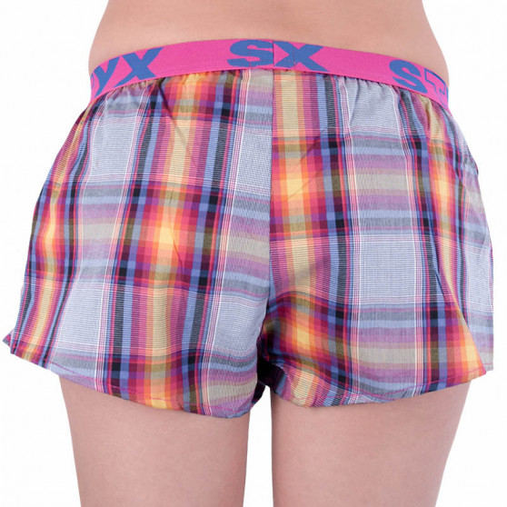 Boxer da donna Styx sportivi elasticizzati multicolore (T629)