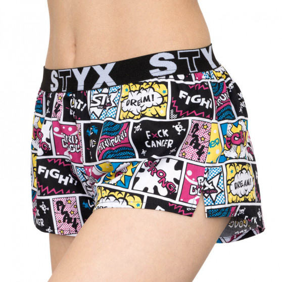 Boxer da donna Styx art sport gomma Pink Bubble (T858)