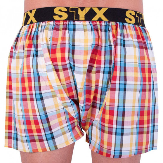 Boxer da uomo Styx sport elastico multicolore (B621)