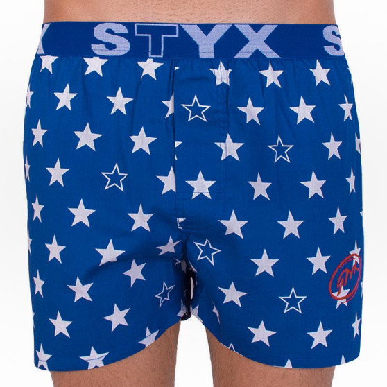 Boxer da uomo Styx arte sport stelle in gomma (B658)