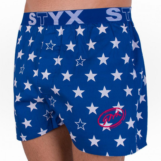 Boxer da uomo Styx arte sport stelle in gomma (B658)