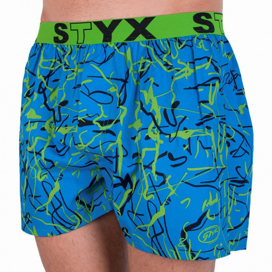 Boxer da uomo Styx art sport gomma Jáchym blu (B651)