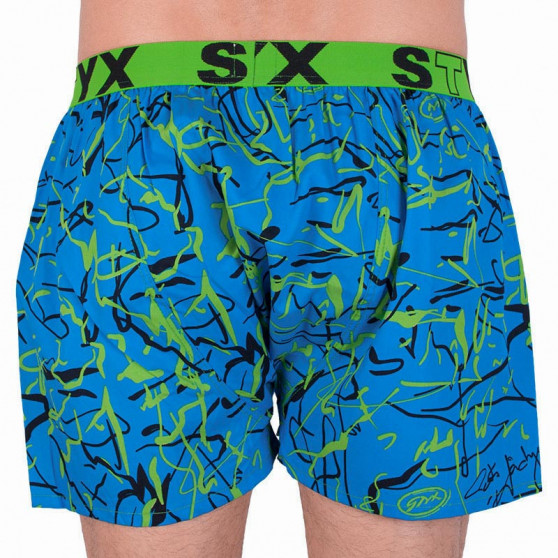 Boxer da uomo Styx art sport gomma Jáchym blu (B651)