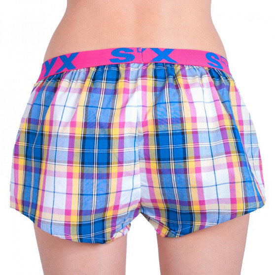 Boxer da donna Styx sportivi elasticizzati multicolore (T613)