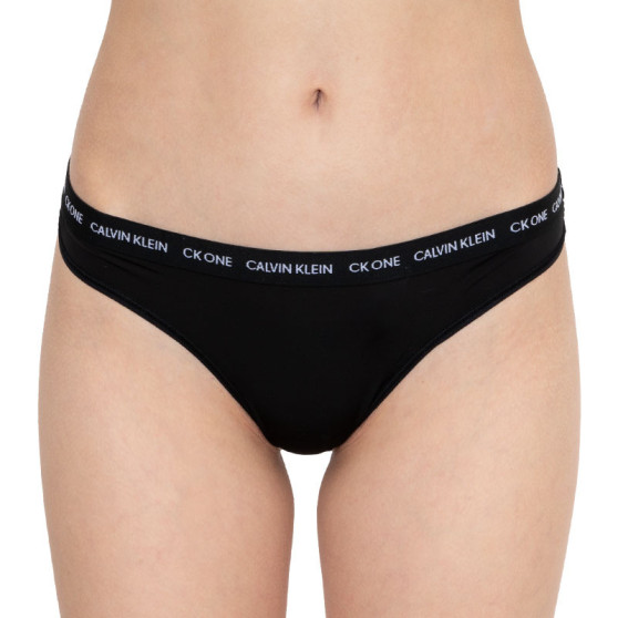 Perizoma da donna CK ONE nero (QD3790E-001)