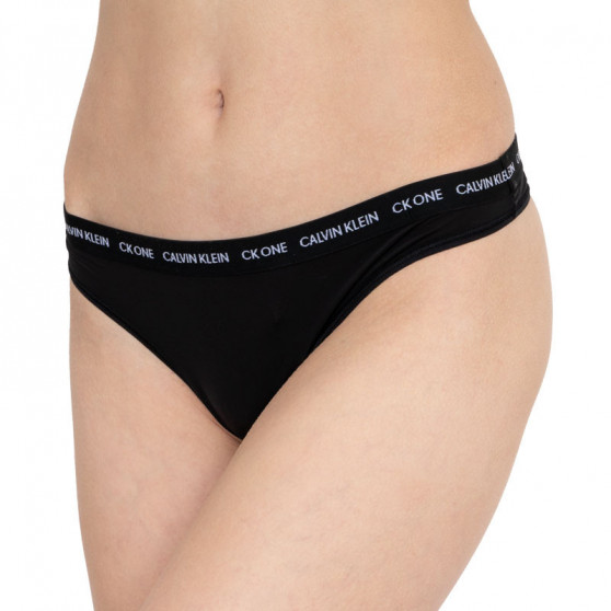 Perizoma da donna CK ONE nero (QD3790E-001)