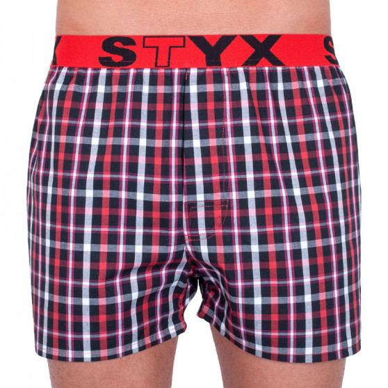 5PACK Boxer da uomo Styx sport elastico multicolore (B73134373840)