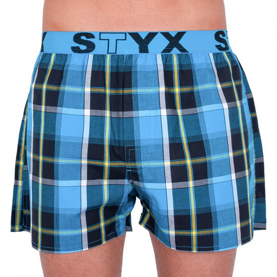 5PACK Boxer da uomo Styx sport elastico multicolore (B73134373840)