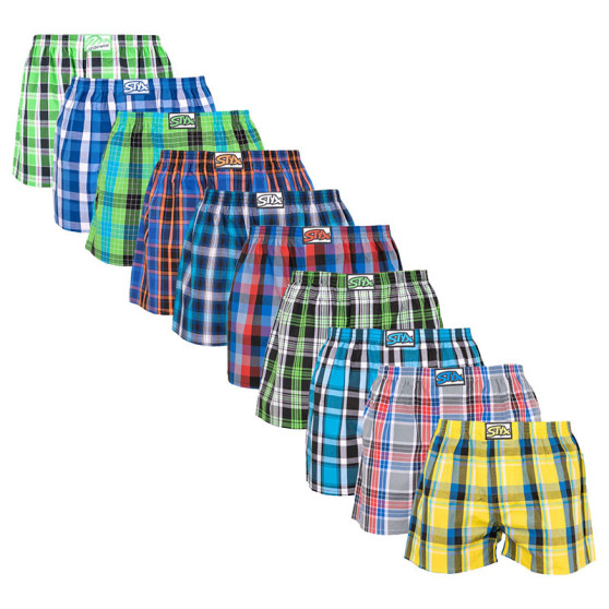 10PACK Boxer da uomo Styx classic elastic multi-color (A7381234567910)