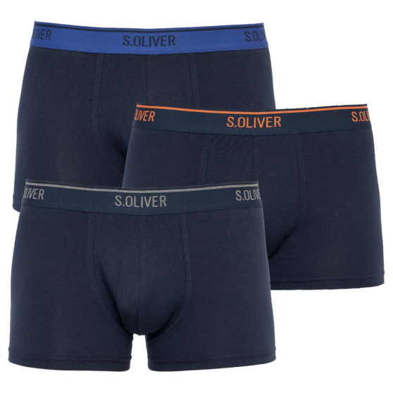 3PACK boxer uomo S.Oliver blu (26.899.97.5623.12L3)