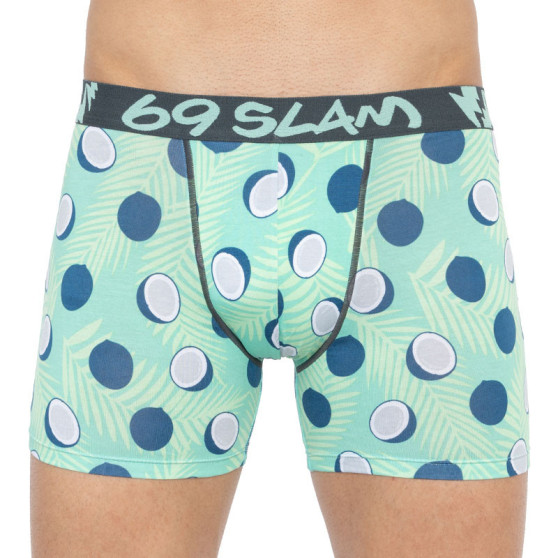 Boxer uomo 69SLAM fit bamboo coco blue