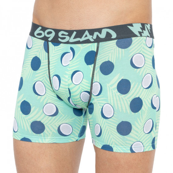 Boxer uomo 69SLAM fit bamboo coco blue