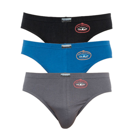 3PACK slip uomo Andrie multicolore (PS 3456d)