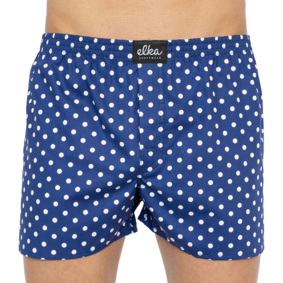 Boxer da uomo ELKA blu intenso a pois (P0041)