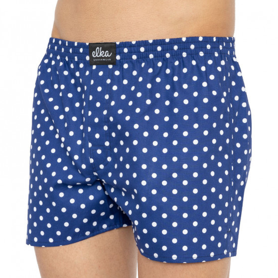 Boxer da uomo ELKA blu intenso a pois (P0041)