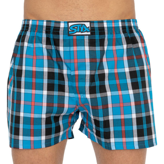 Senza confezione - Boxer da uomo Styx classic elasticizzati multicolore (A814)