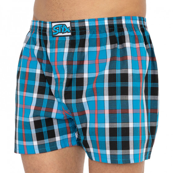 Senza confezione - Boxer da uomo Styx classic elasticizzati multicolore (A814)