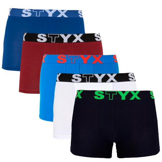 5PACK boxer uomo Styx sport elastico multicolore (G106160686762)