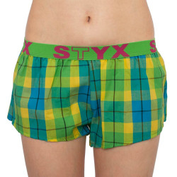 Boxer da donna Styx sportivi elasticizzati multicolore (T813)