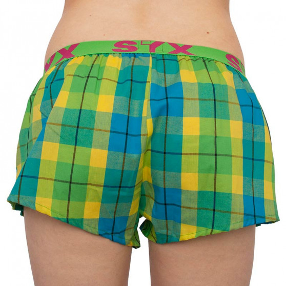 Boxer da donna Styx sportivi elasticizzati multicolore (T813)