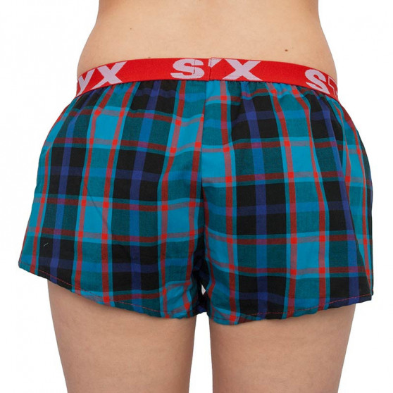 Boxer da donna Styx sportivi elasticizzati multicolore (T819)